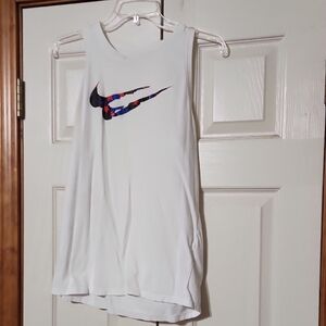 Nike White Dri-FIT Tee